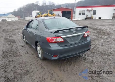 2011 Toyota Corolla S from USA, damaged, VIN 2T1BU4EE9BC739224